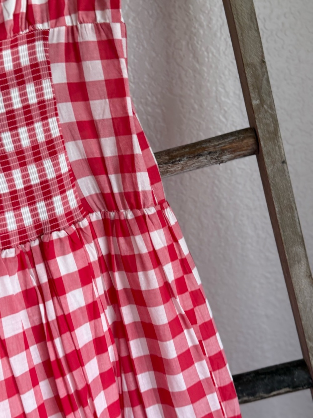 Frankie's Bikinis x Bella Hadid Gingham Maxi Dress - Picture 7 of 10